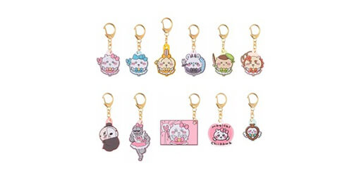Magical Chikawa Rubber key chain with trading glitter
                        (11 types in total)